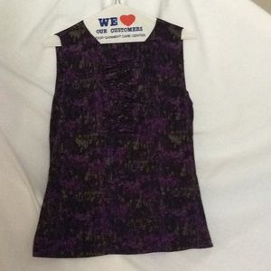 Semantics Multi Color Silk Blend top